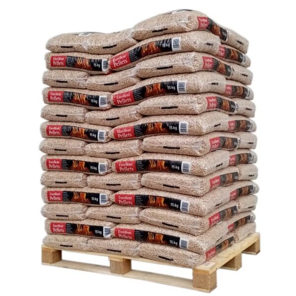 Granulés de Bois Pellets Excellents - 65 SACS DE 15 KG